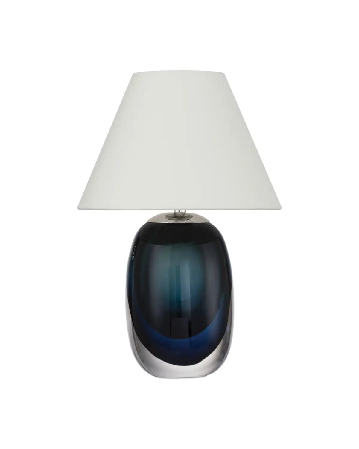 CURREY & COMPANY DANZA BLUE CORDLESS TABLE LAMP - Table