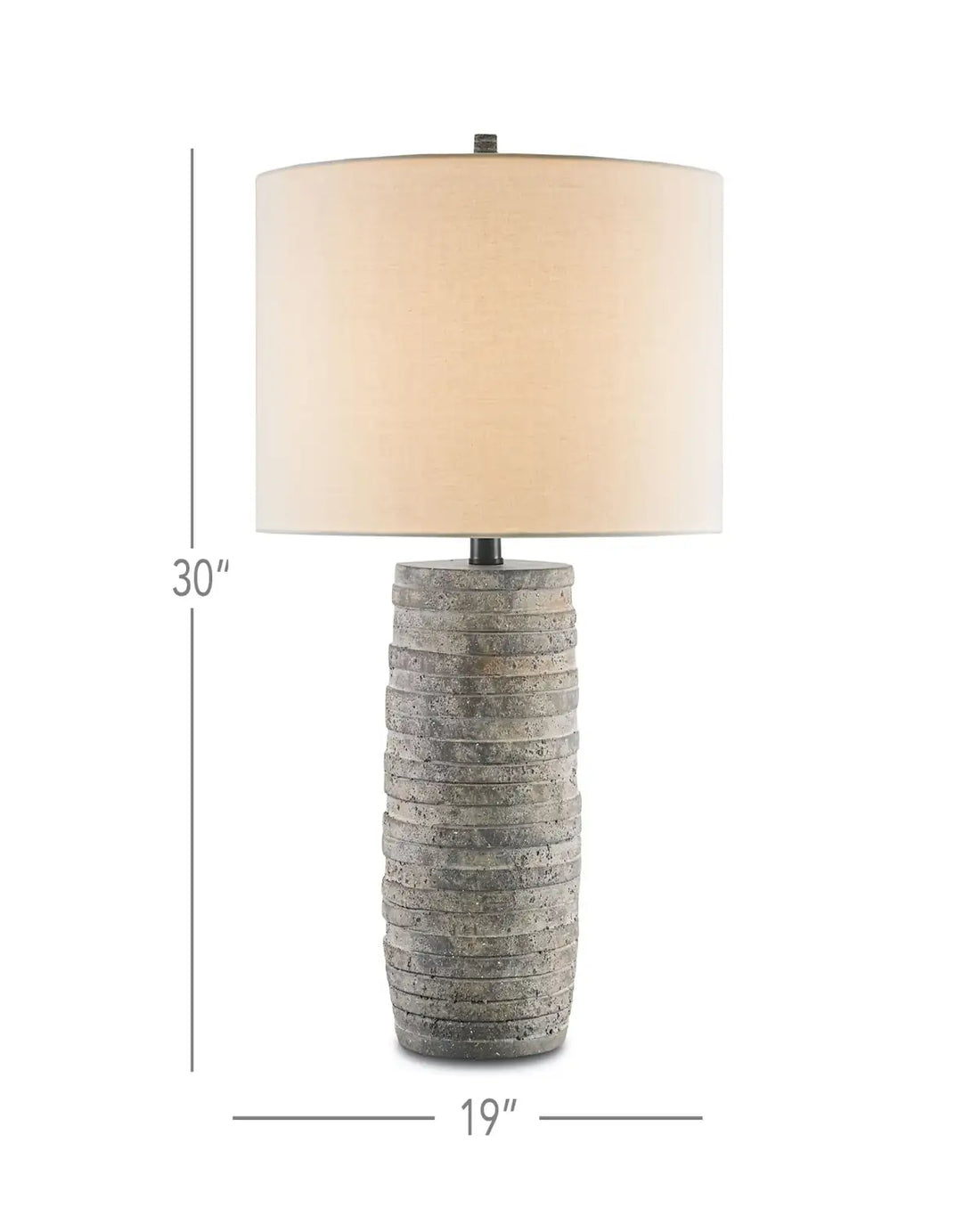 CURREY & COMPANY INNKEEPER RUSTIC TABLE LAMP - Table