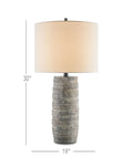 CURREY & COMPANY INNKEEPER RUSTIC TABLE LAMP - Table