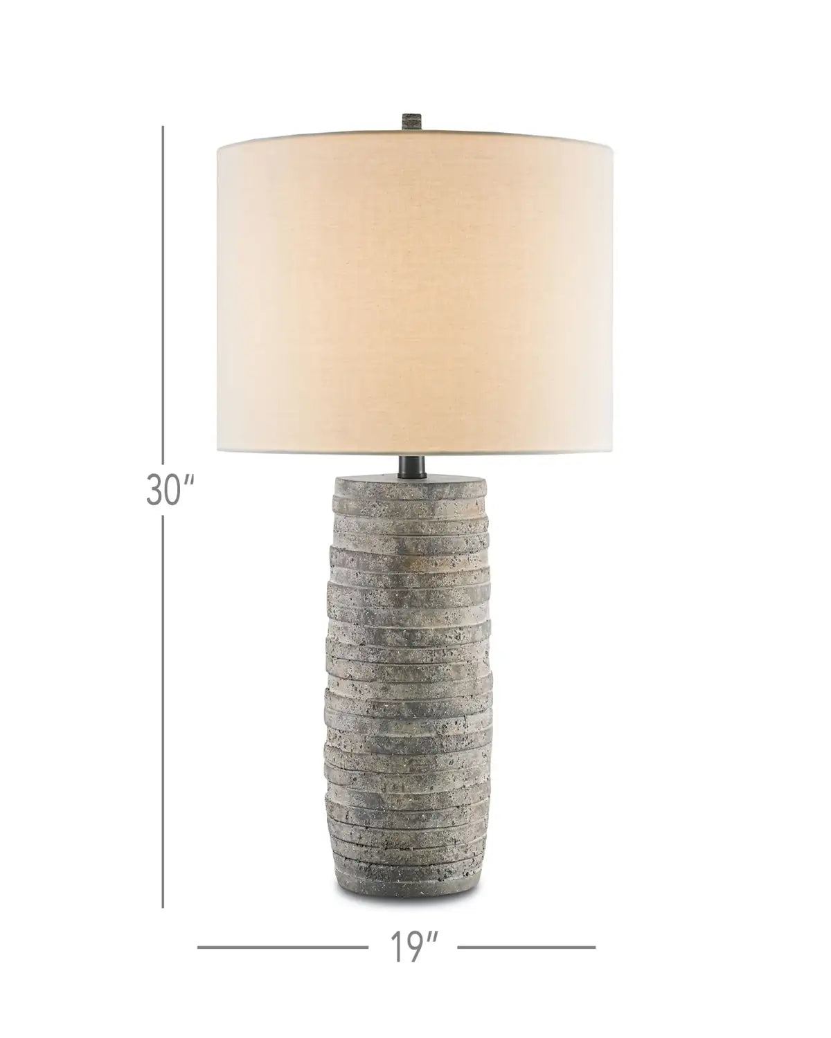 CURREY & COMPANY INNKEEPER RUSTIC TABLE LAMP - Table