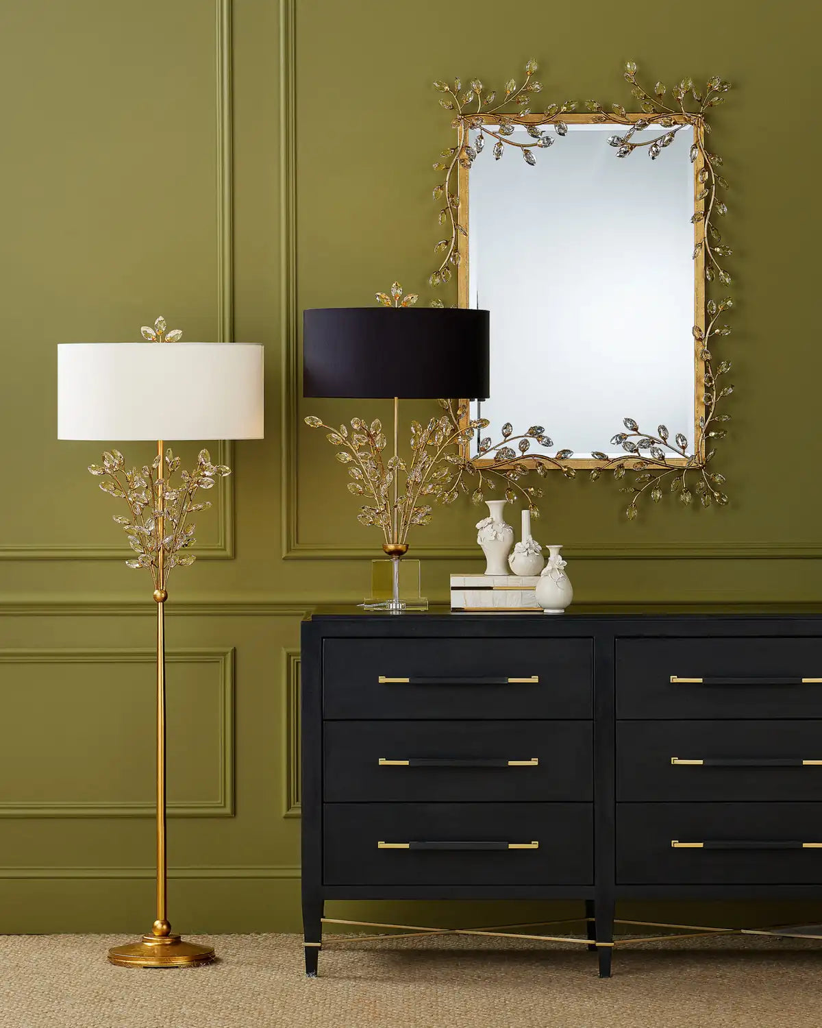 CURREY & COMPANY FORGET-ME-NOT TABLE LAMP - Table
