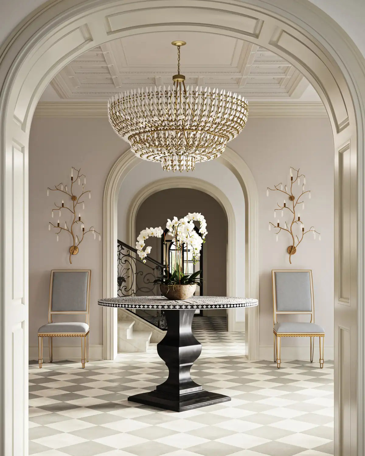 CURREY & COMPANY, INES CHAIR MIXOLOGY MOONSTONE, DINING CHAIRS