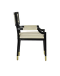 CURREY & COMPANY, ARTEMIS LEATHER ARMCHAIR MILK, LOUNGE