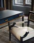 CURREY & COMPANY, ARTEMIS LEATHER ARMCHAIR MILK, LOUNGE