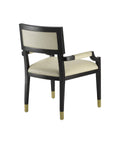 CURREY & COMPANY, ARTEMIS LEATHER ARMCHAIR MILK, LOUNGE