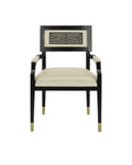 CURREY & COMPANY, ARTEMIS LEATHER ARMCHAIR MILK, LOUNGE