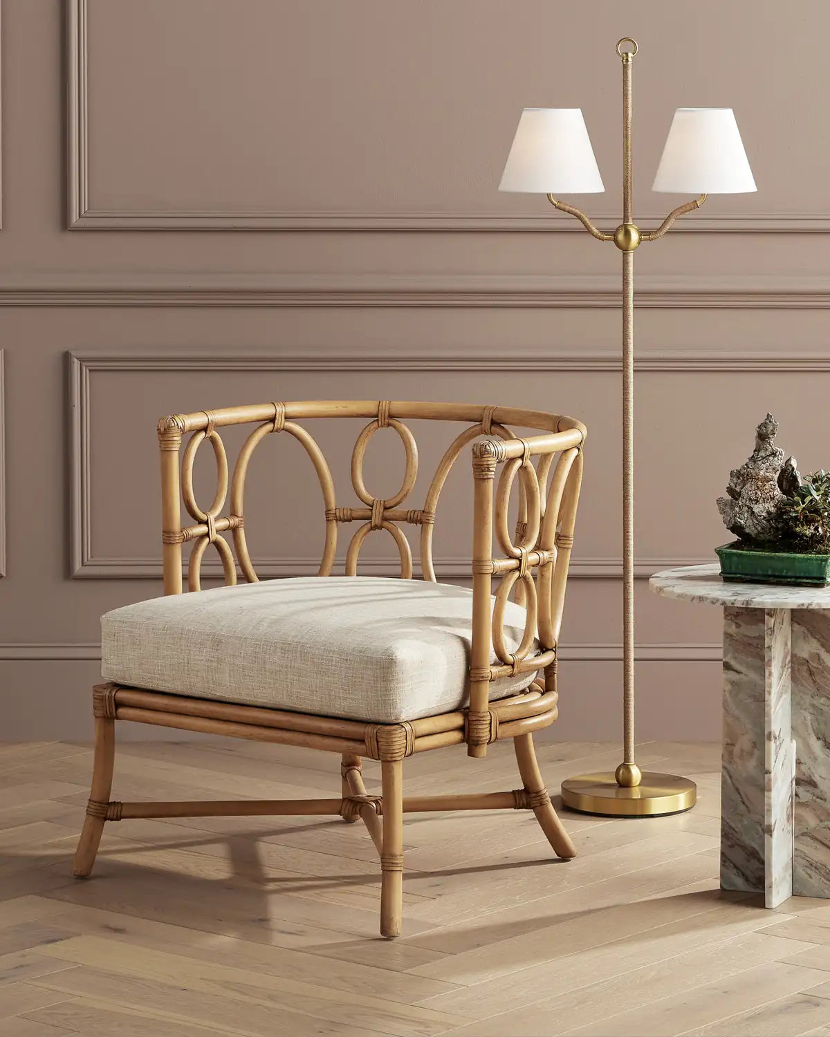 CURREY & COMPANY, TEGAL CHAIR FINN, LOUNGE