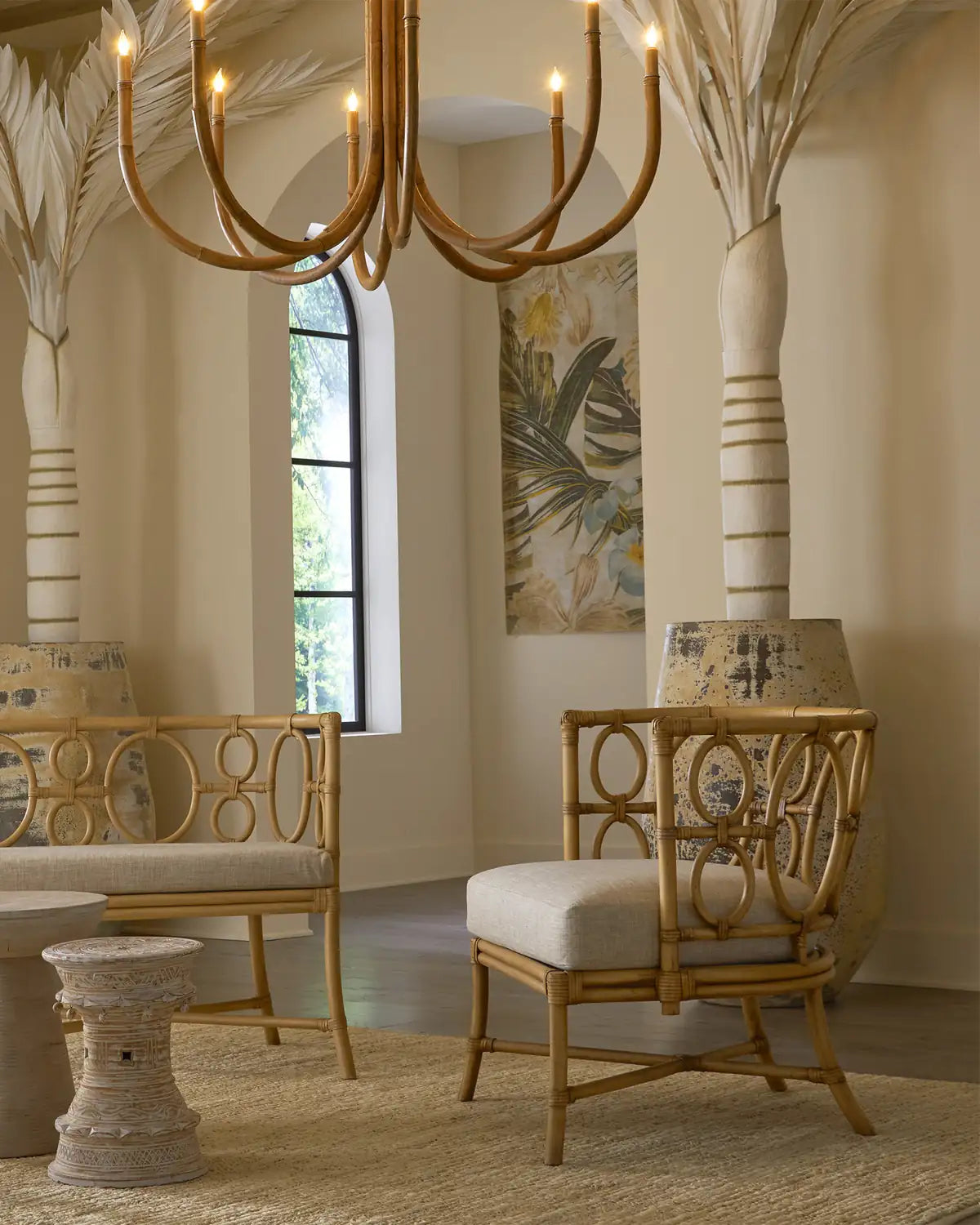 CURREY & COMPANY, TEGAL CHAIR FINN, LOUNGE