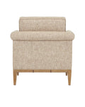 CURREY & COMPANY, MERLE WALNUT ARMCHAIR FINN SAFARI, LOUNGE