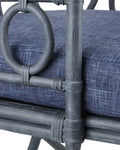CURREY & COMPANY, TEGAL NAVY CHAIR FINN INDIGO, LOUNGE