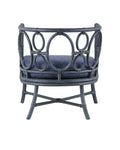 CURREY & COMPANY, TEGAL NAVY CHAIR FINN INDIGO, LOUNGE