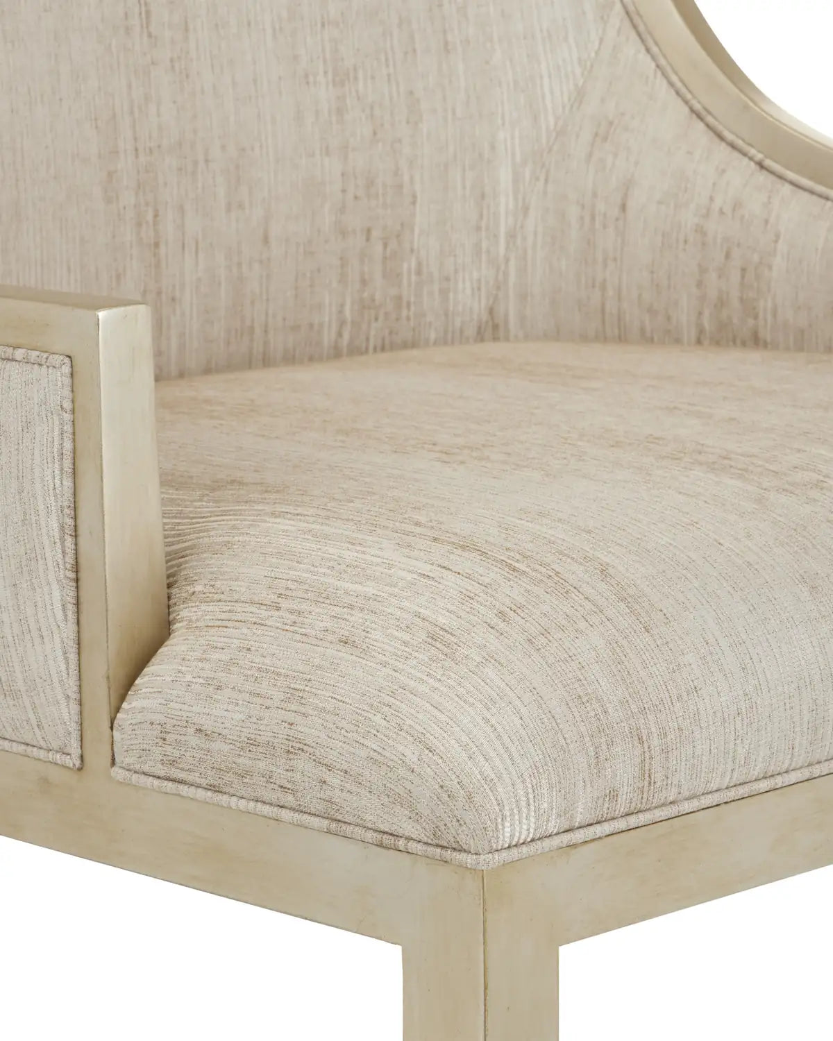 CURREY & COMPANY, GARSON ARMCHAIR FRESH FILES LINEN, LOUNGE