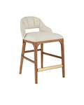 CURREY & COMPANY, INGA COUNTER STOOL ENDURANCE SAND, BAR STOOLS