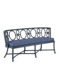 CURREY & COMPANY TEGAL NAVY BENCH FINN INDIGO - Benches, Ottoman, Stools