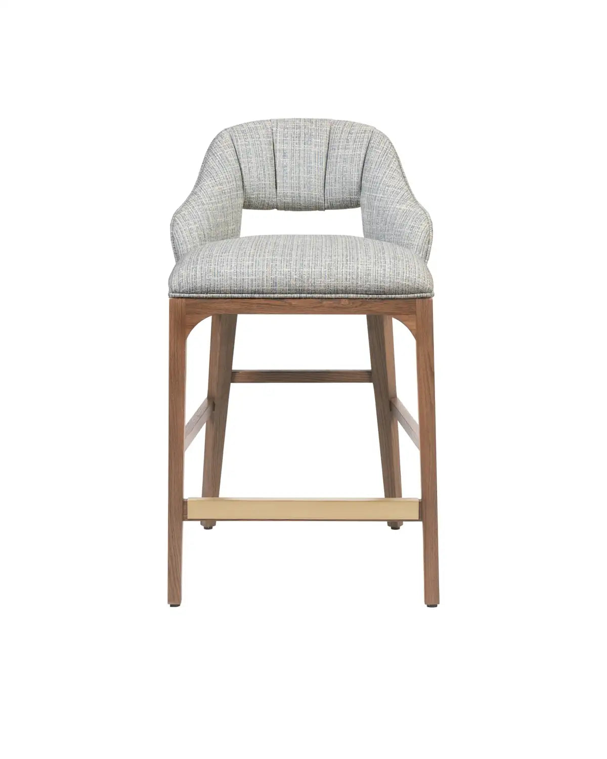 CURREY & COMPANY, INGA COUNTER STOOL GREENLIGHT POWDER, BAR STOOLS