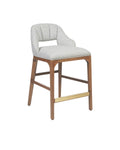 CURREY & COMPANY, INGA COUNTER STOOL GREENLIGHT POWDER, BAR STOOLS