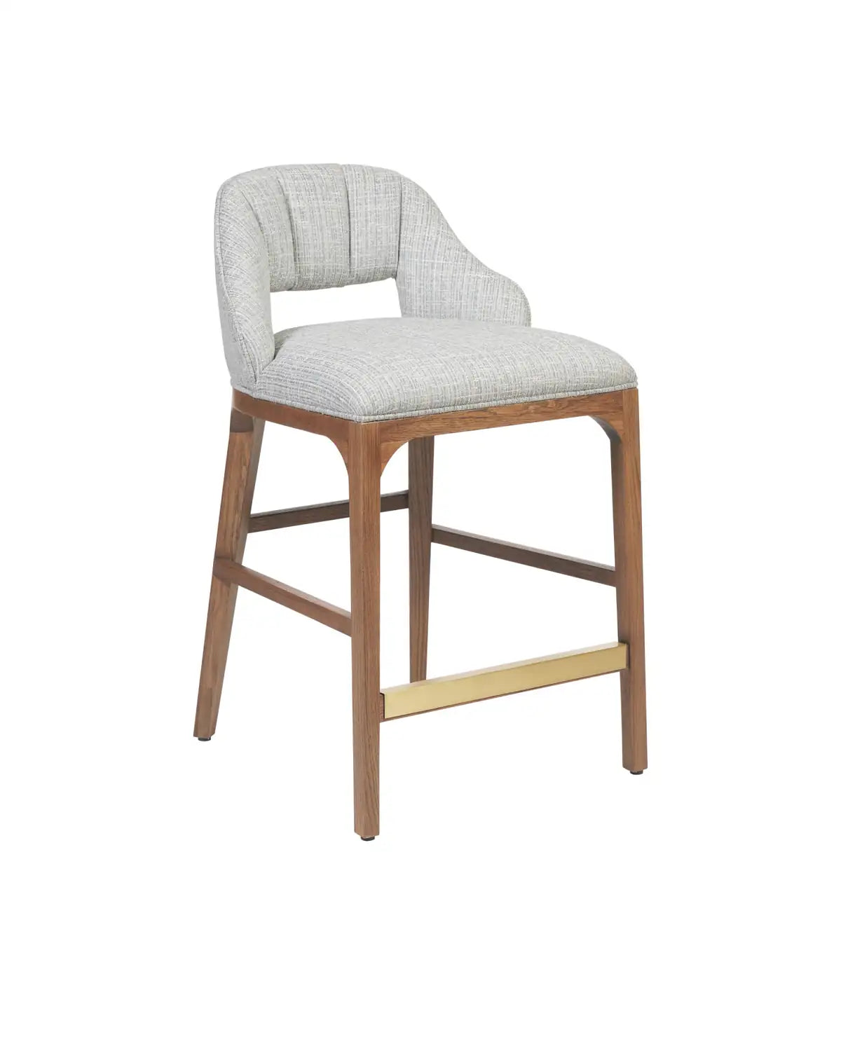 CURREY & COMPANY, INGA COUNTER STOOL GREENLIGHT POWDER, BAR STOOLS