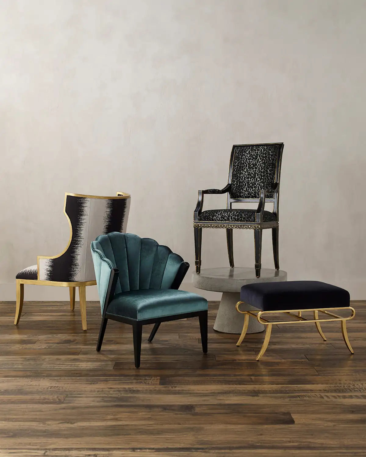 CURREY & COMPANY, GARSON ARMCHAIR OTUNGA KONA, LOUNGE