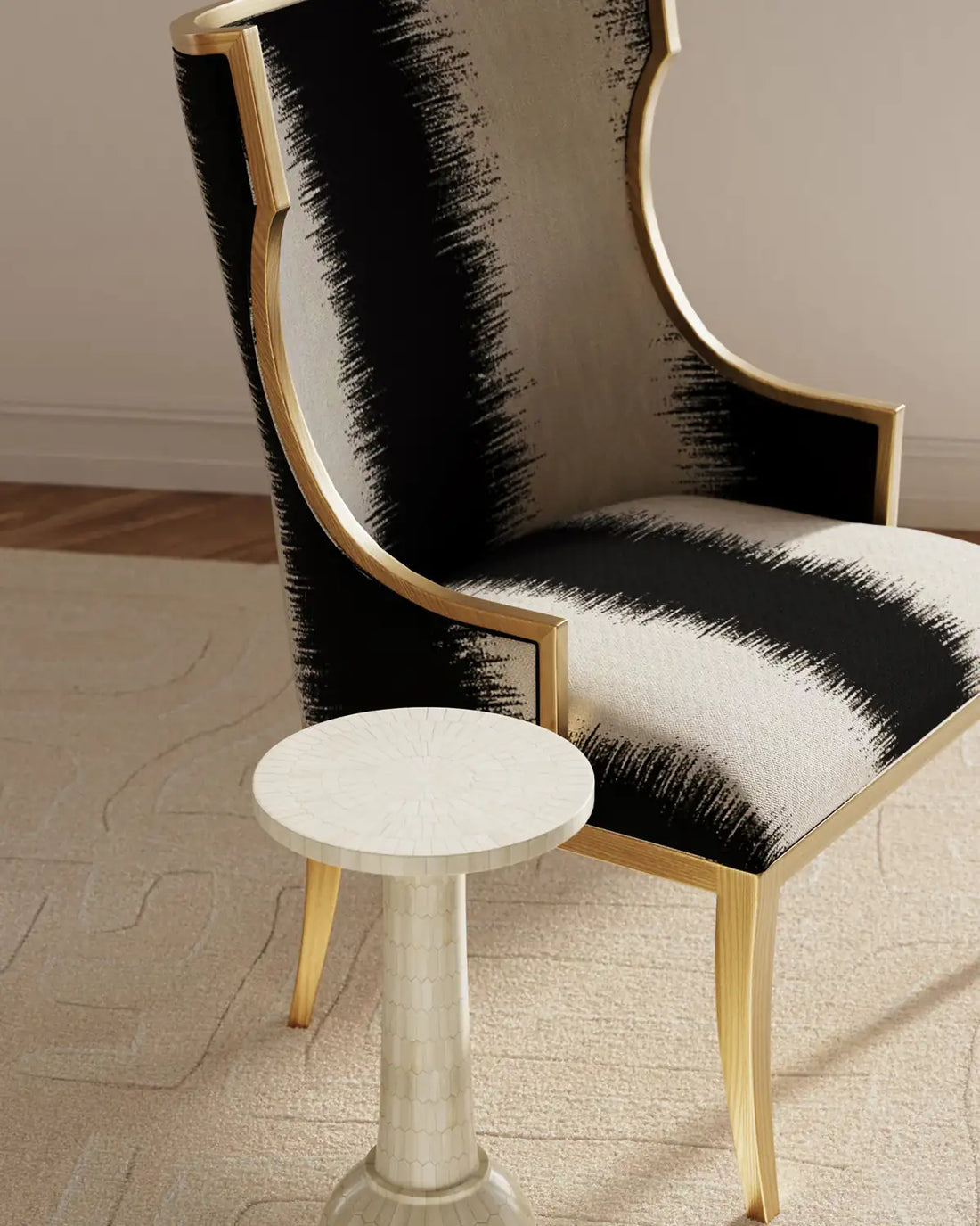 CURREY & COMPANY, GARSON ARMCHAIR OTUNGA KONA, LOUNGE