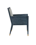 CURREY & COMPANY, SANTOS VINTAGE NAVY ARMCHAIR BARRETT DUSK, LOUNGE