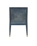 CURREY & COMPANY, SANTOS VINTAGE NAVY ARMCHAIR BARRETT DUSK, LOUNGE