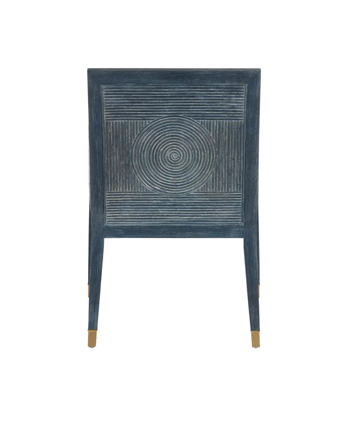 CURREY & COMPANY, SANTOS VINTAGE NAVY ARMCHAIR BARRETT DUSK, LOUNGE