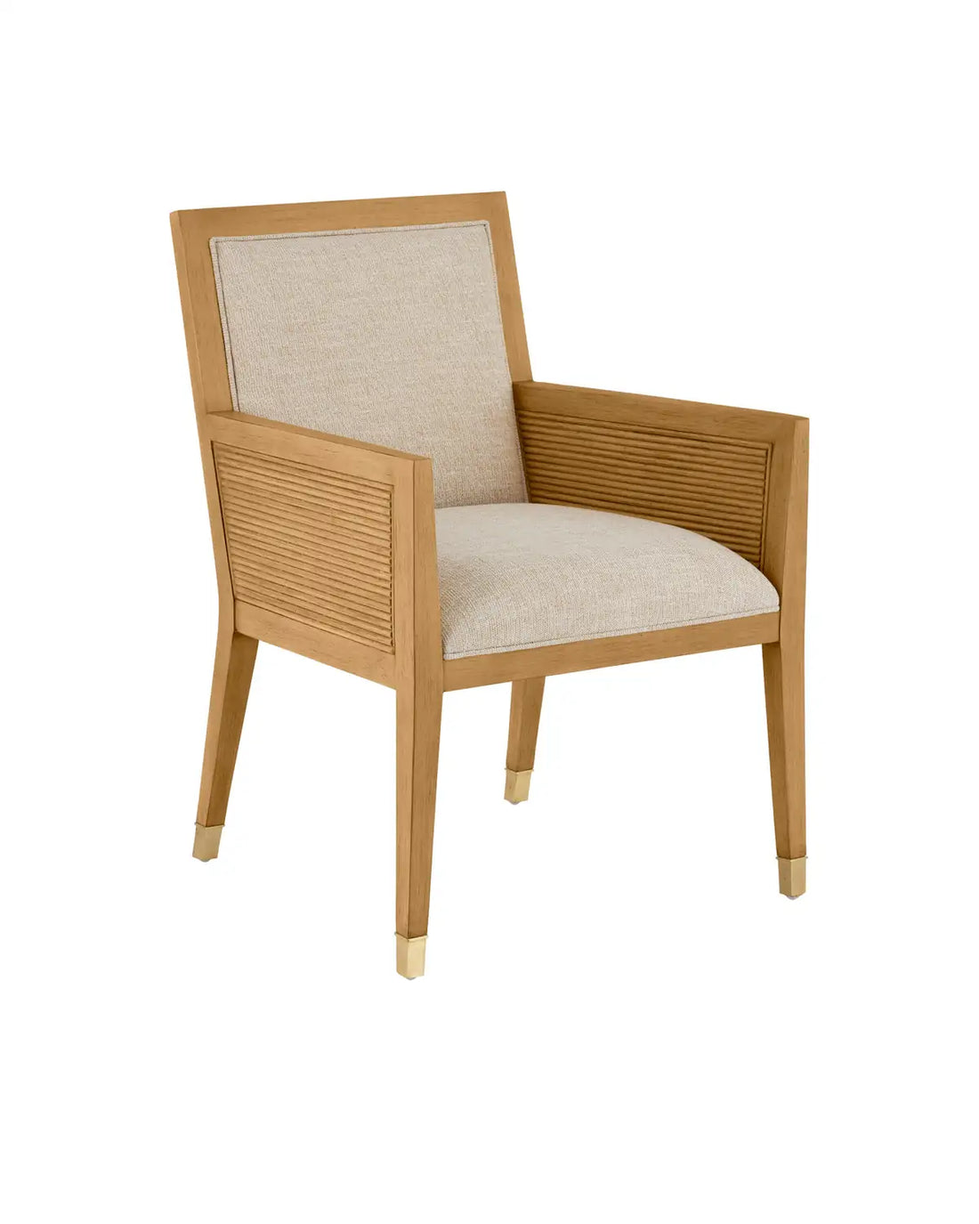 CURREY & COMPANY, SANTOS SEA SAND ARMCHAIR LILLER MALT, LOUNGE
