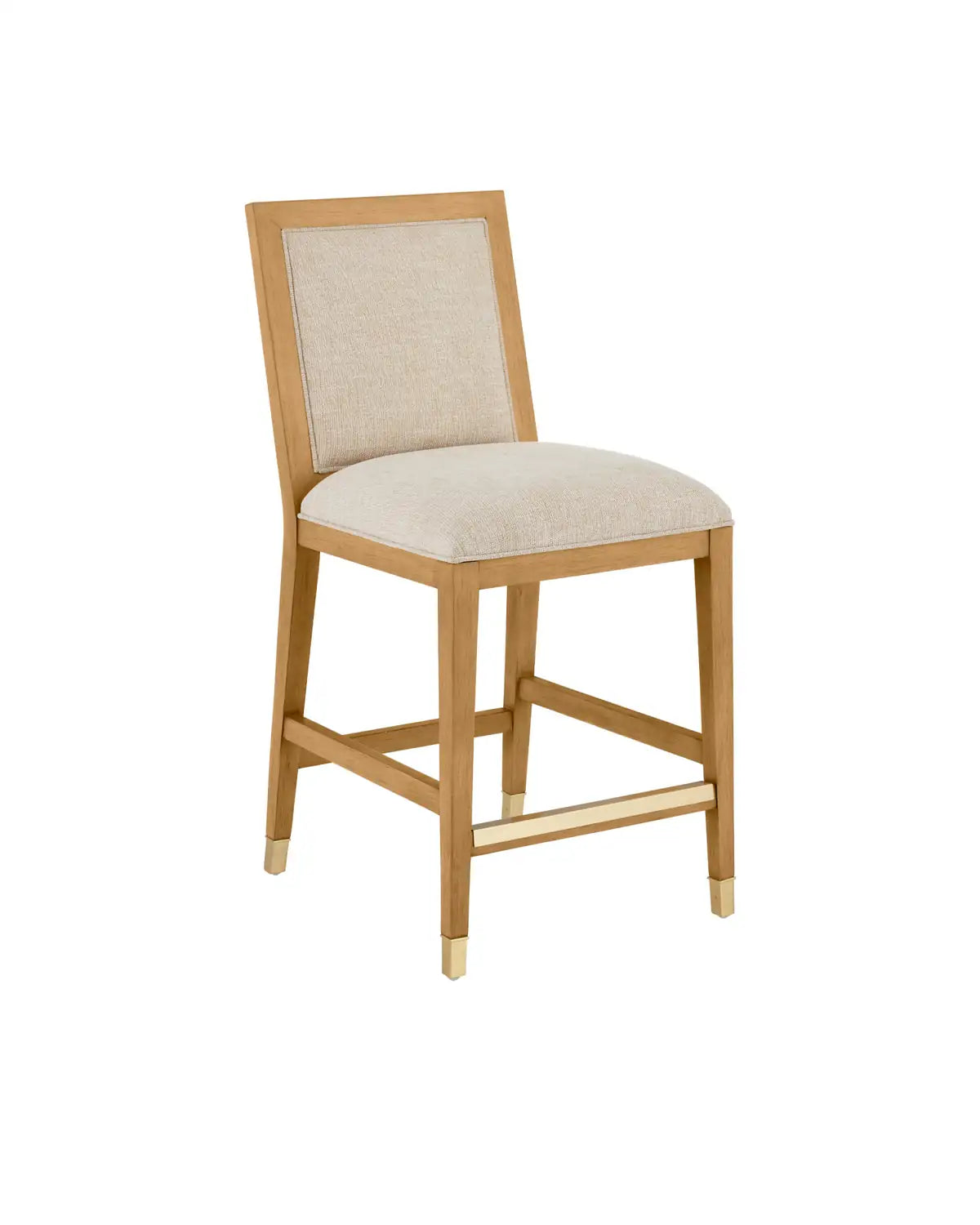 CURREY & COMPANY, SANTOS SEA SAND COUNTER STOOL LILLER MALT, BAR STOOLS