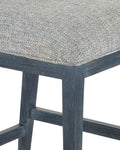 CURREY & COMPANY, SANTOS VINTAGE NAVY COUNTER STOOL BARRETT DUSK, BAR STOOLS