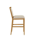 CURREY & COMPANY, SANTOS SEA SAND BAR STOOL LILLER MALT, BAR STOOLS