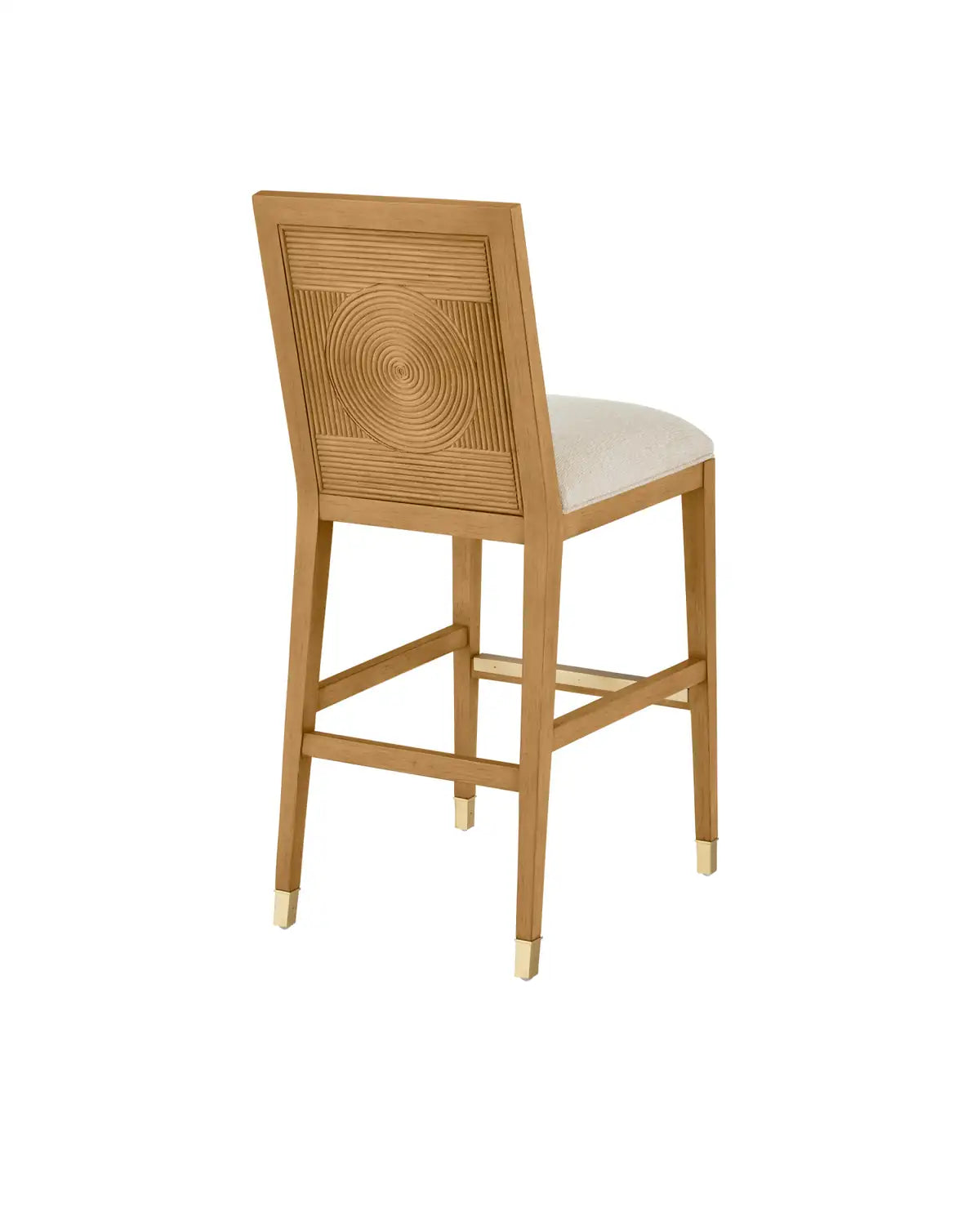 CURREY & COMPANY, SANTOS SEA SAND BAR STOOL LILLER MALT, BAR STOOLS