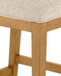 CURREY & COMPANY, SANTOS SEA SAND BAR STOOL LILLER MALT, BAR STOOLS