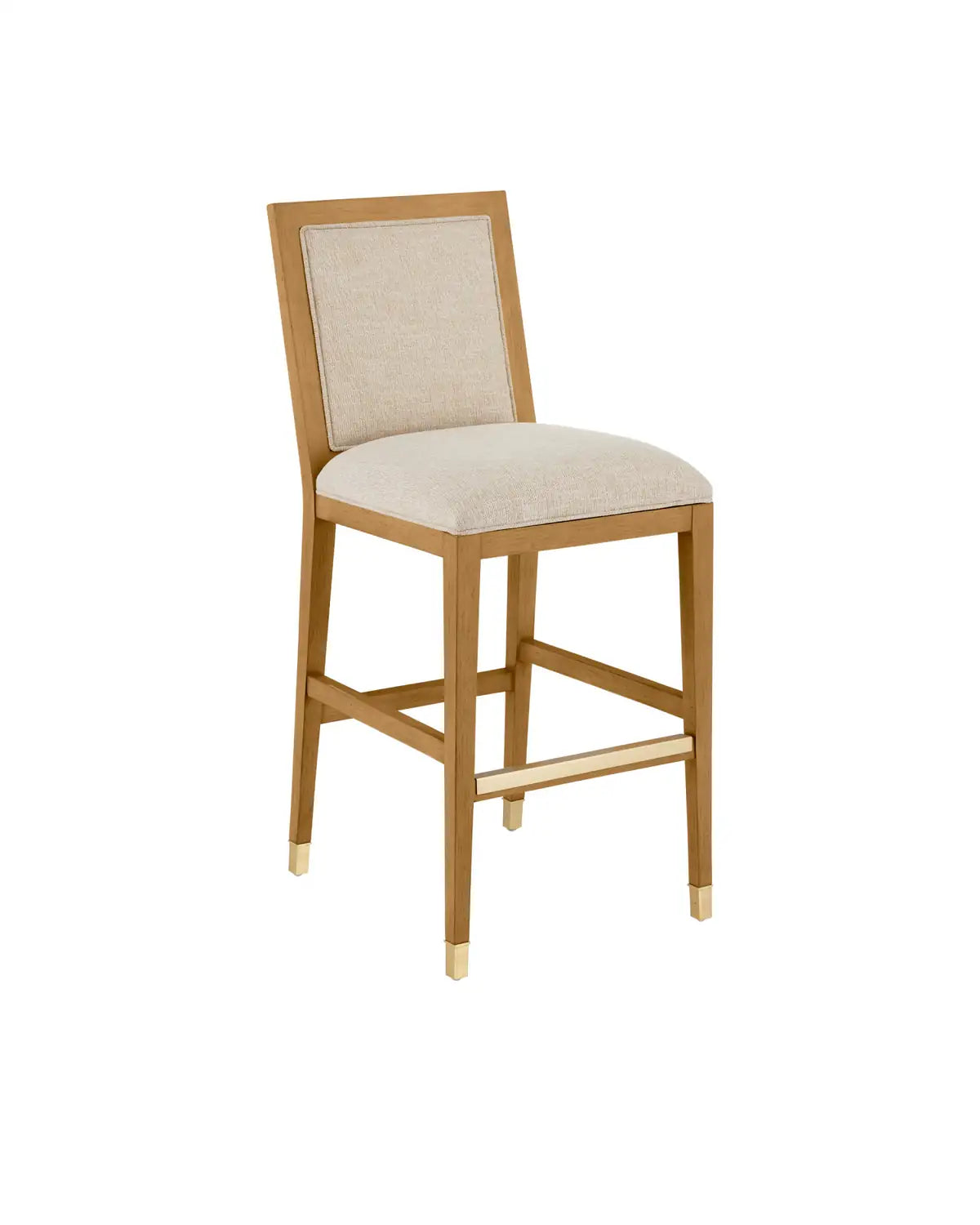 CURREY & COMPANY, SANTOS SEA SAND BAR STOOL LILLER MALT, BAR STOOLS