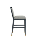 CURREY & COMPANY, SANTOS VINTAGE NAVY BAR STOOL BARRETT DUSK, BAR STOOLS