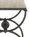 CURREY & COMPANY AGORA OTTOMAN CALCUTTA PEPPERCORN - Benches, Ottoman, Stools