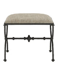 CURREY & COMPANY AGORA OTTOMAN CALCUTTA PEPPERCORN - Benches, Ottoman, Stools