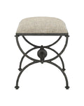 CURREY & COMPANY AGORA OTTOMAN CALCUTTA PEPPERCORN - Benches, Ottoman, Stools