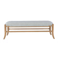 CURREY & COMPANY MELANIE BLONDE BENCH GREENLIGHT POWDER - Benches, Ottoman, Stools