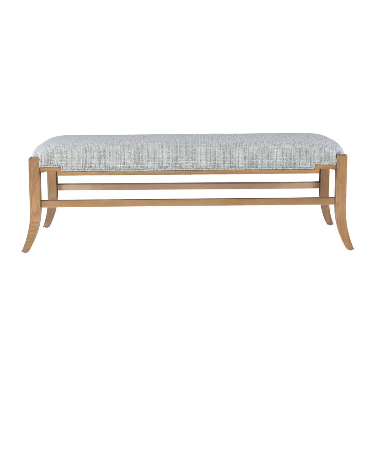 CURREY & COMPANY MELANIE BLONDE BENCH GREENLIGHT POWDER - Benches, Ottoman, Stools