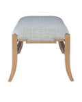 CURREY & COMPANY MELANIE BLONDE BENCH GREENLIGHT POWDER - Benches, Ottoman, Stools