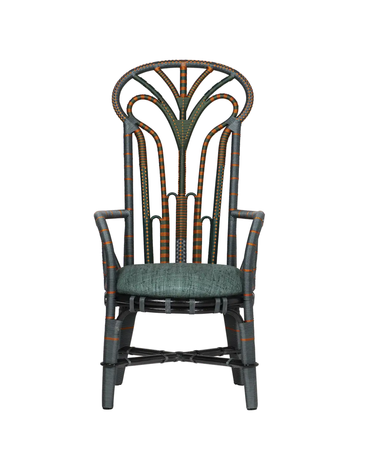 CURREY & COMPANY BENIN THRONE ARMCHAIR TREVINO JULEP | 7000-1052