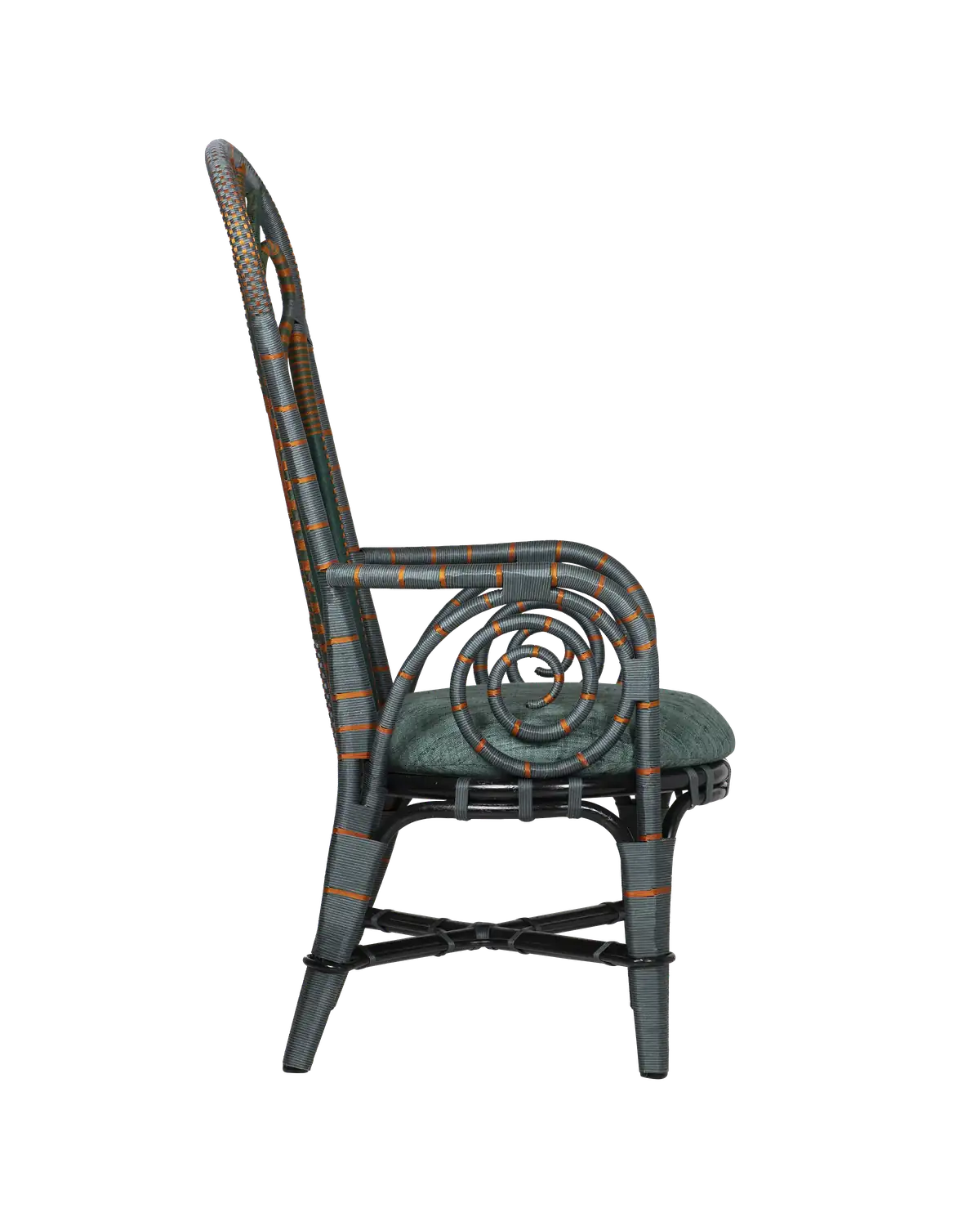 CURREY & COMPANY BENIN THRONE ARMCHAIR TREVINO JULEP | 7000-1052