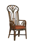 CURREY & COMPANY BENIN THRONE ARMCHAIR LINHO ADOBE | 7000-1062