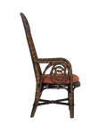 CURREY & COMPANY BENIN THRONE ARMCHAIR LINHO ADOBE | 7000-1062