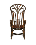 CURREY & COMPANY BENIN THRONE ARMCHAIR LINHO ADOBE | 7000-1062