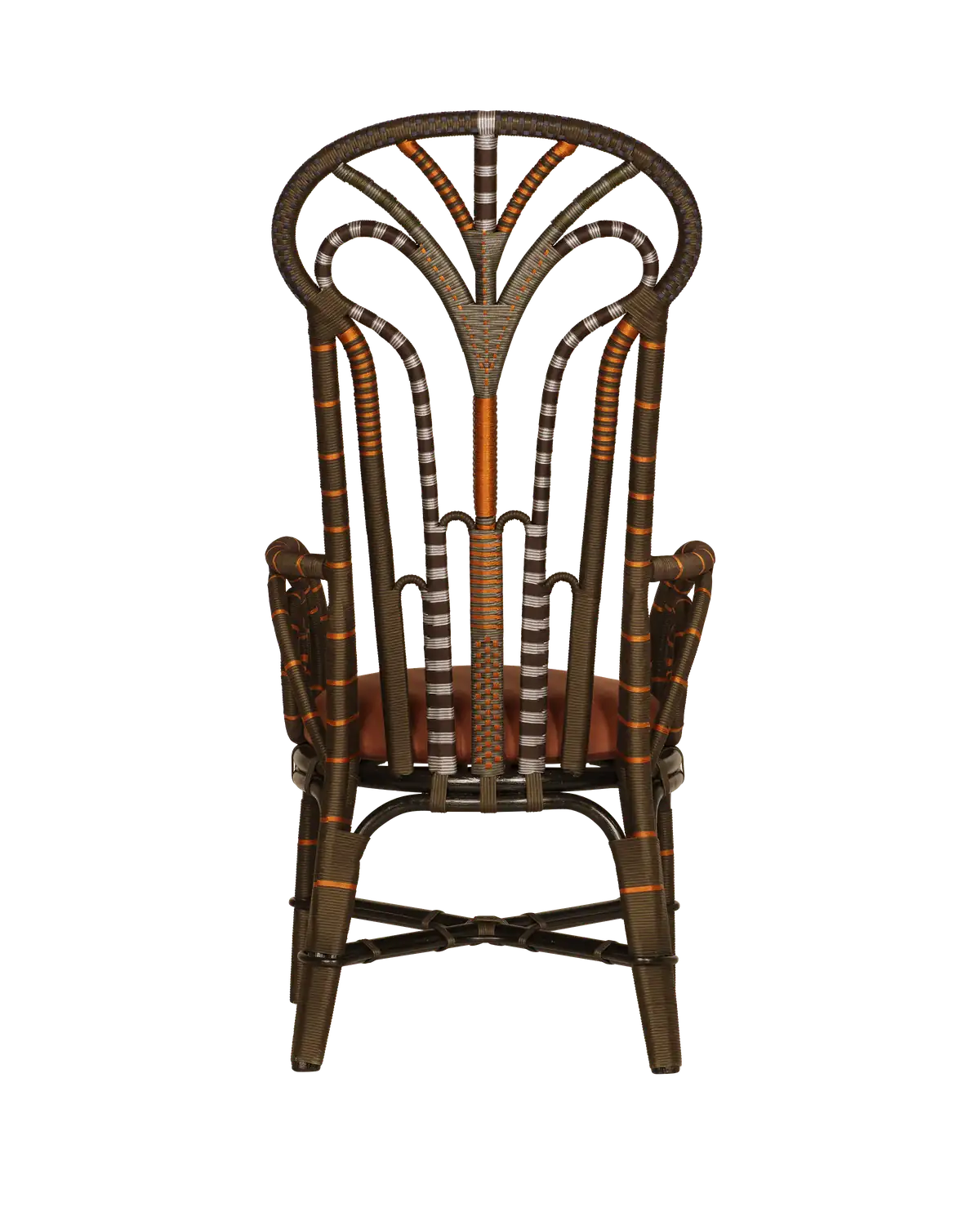 CURREY & COMPANY BENIN THRONE ARMCHAIR LINHO ADOBE | 7000-1062