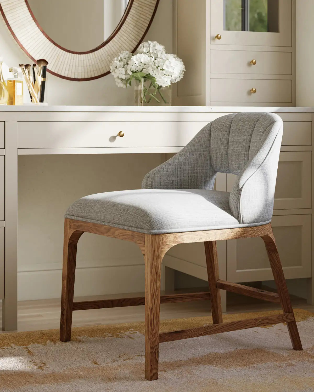 CURREY & COMPANY INGA CHAIR GREENLIGHT POWDER | 7000-1102