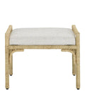 CURREY & COMPANY OLISA OTTOMAN ROWANN PEARL - Benches, Ottoman, Stools