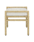 CURREY & COMPANY OLISA OTTOMAN ROWANN PEARL - Benches, Ottoman, Stools