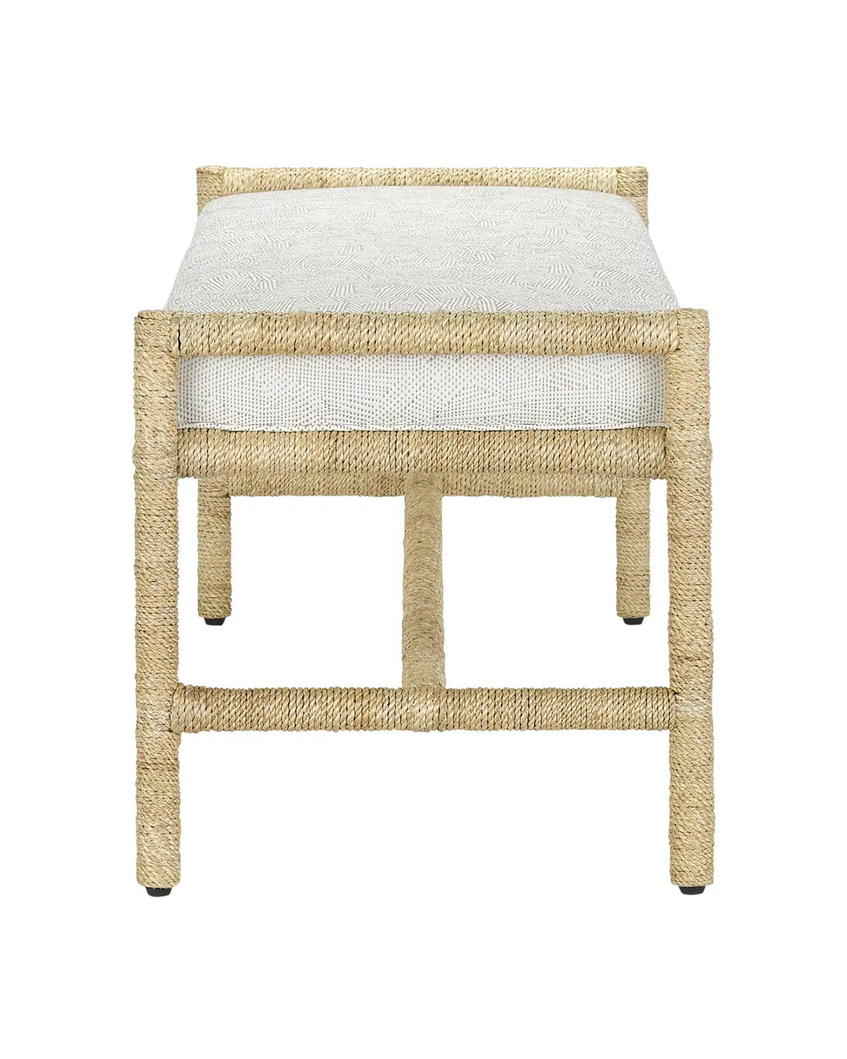 CURREY & COMPANY OLISA BENCH ROWANN PEARL - Benches, Ottoman, Stools